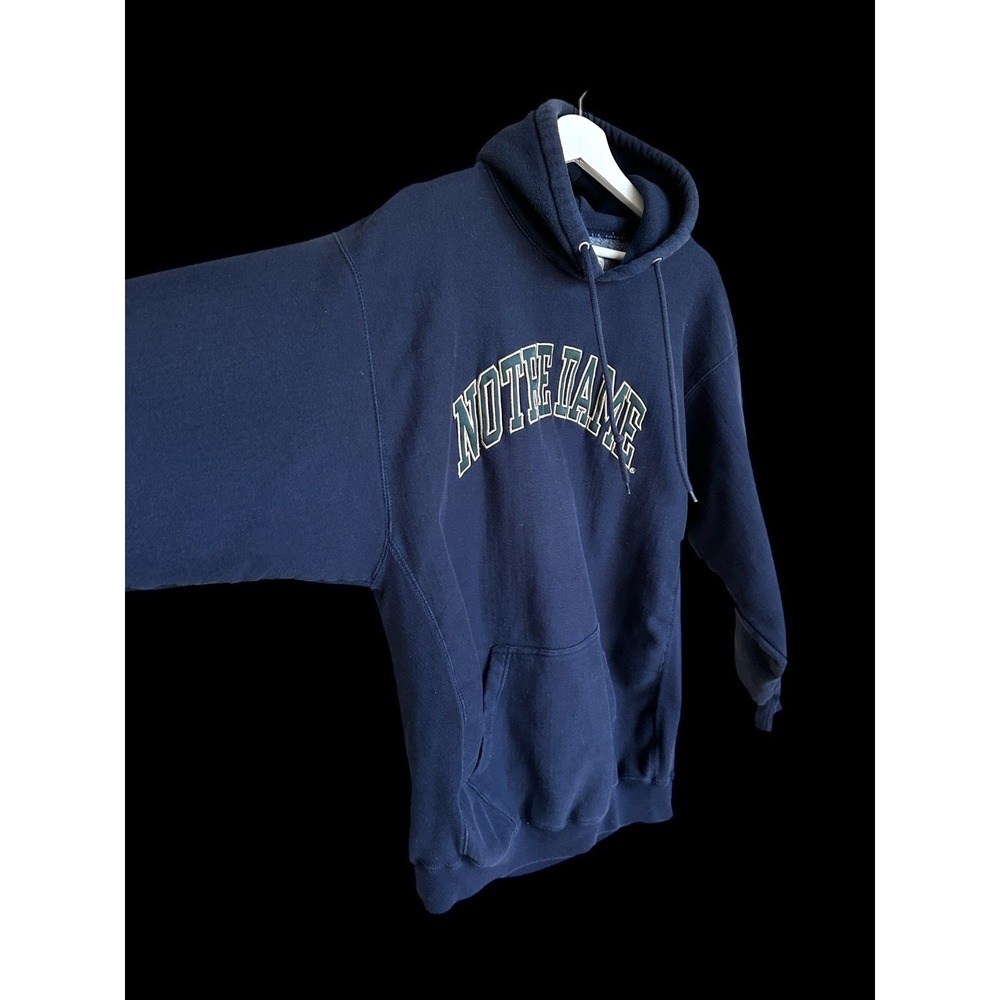 Vintage Notre Dame Fighting Irish Steve & Barry Hoodie XL Pullover Sweatshirt - Picture 2 of 10